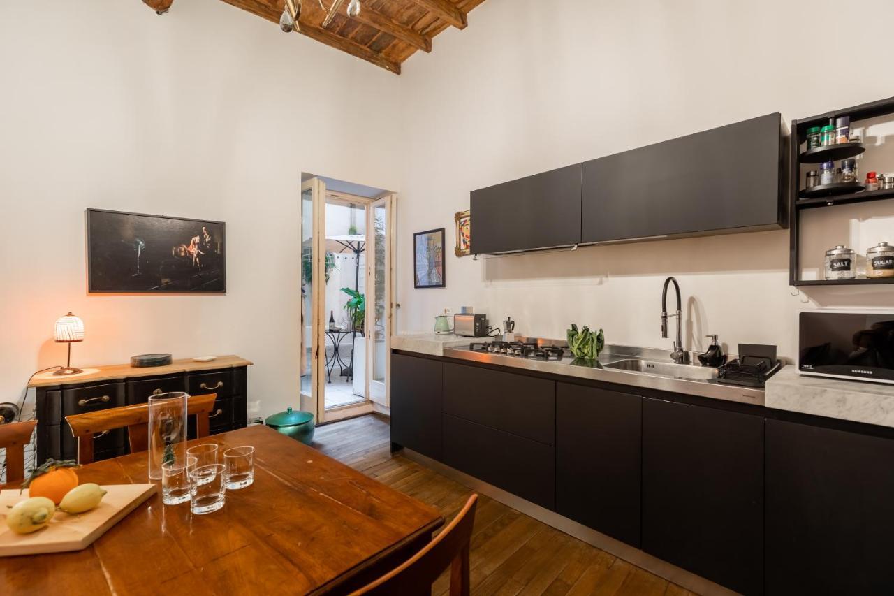 Ferienwohnung Chic And Style In Historical Via Giulia Rom Exterior foto