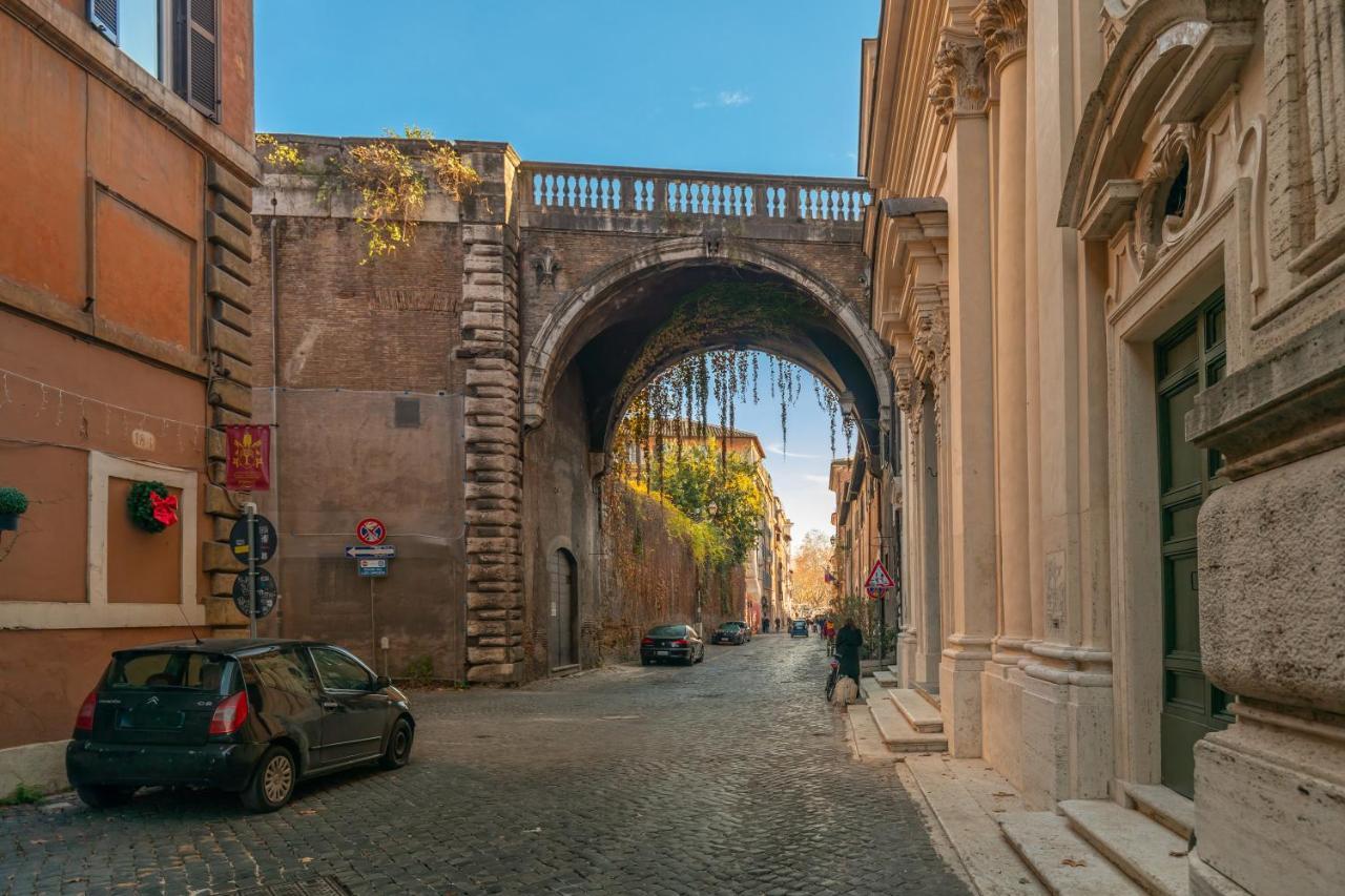 Ferienwohnung Chic And Style In Historical Via Giulia Rom Exterior foto